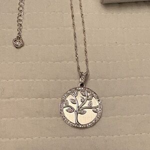 Things Remembered Silver Tree Pendant Necklace